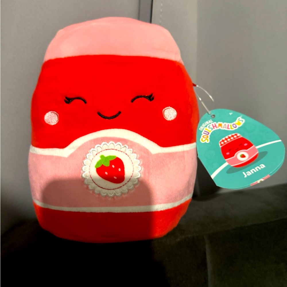 Strawberry Jam Janna Squishmallow NWT